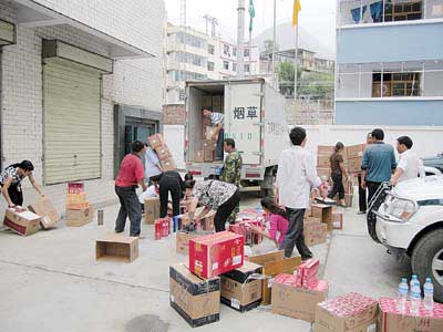 甘肃舟曲灾区卷烟经营逐步恢复市场供应得到保障